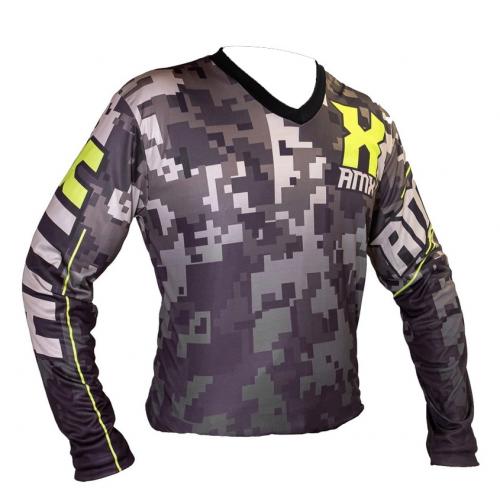 Camisa AMX Classic Camuflado Verde Neon