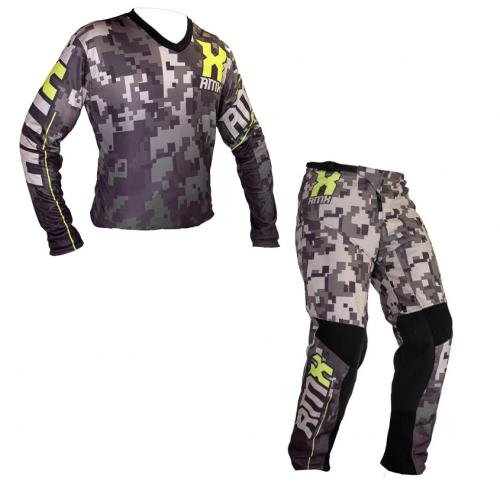 Kit Calça + Camisa AMX Classic Camuflado Verde