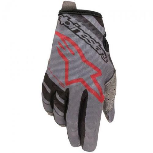 Luva Alpinestars Radar 2019 Cinza/Preto/Borgonha