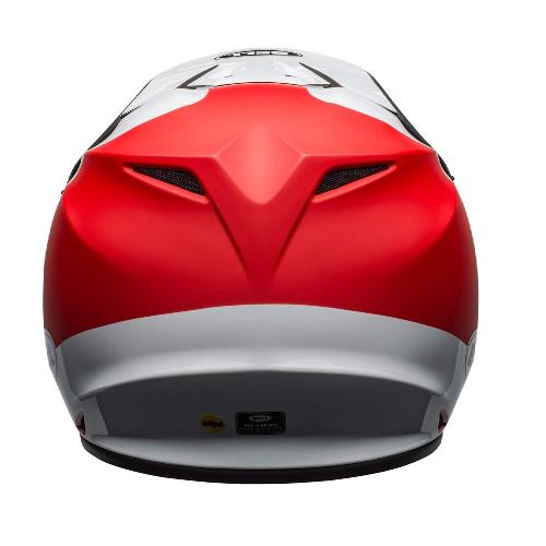 Capacete Bell MX-9 Mips Presence Matte Gloss Preto/Branco/Vermelho