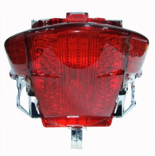 Lanterna Traseira Completa Sportive Biz 125 / Biz 100 Vermelho