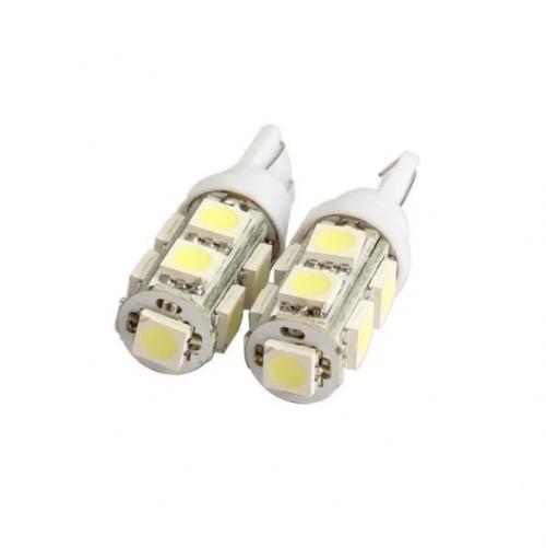 Lâmpada Do Pisca Magnetron 9 LED Branco