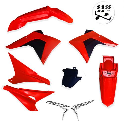 Kit Plástico AMX Select CRF 230 Vermelho