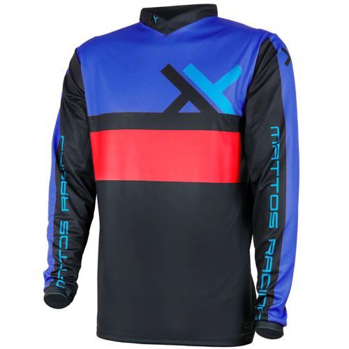 Camisa Mattos Racing Assimilate Azul / Vermelho