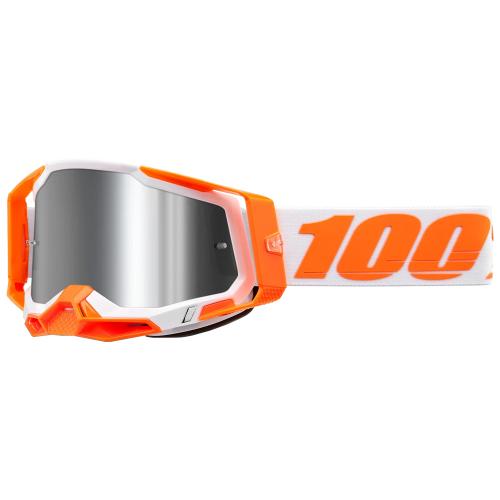Óculos 100% Racecraft 2 Orange Branco / Laranja