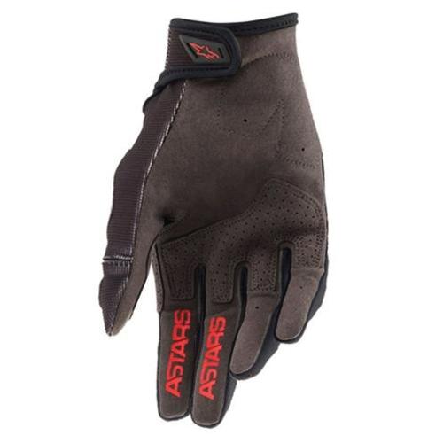 Luva Alpinestars Techstar 2021 Preto Vermelho e Laranja