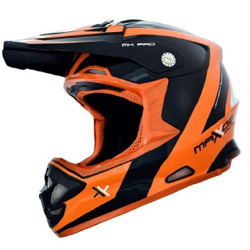 Capacete Mattos Racing MX Pro Laranja
