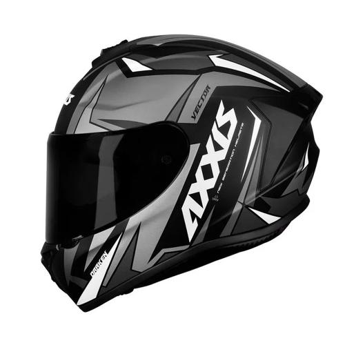 Capacete Axxis Draken Vector Matt Preto/ Cinza