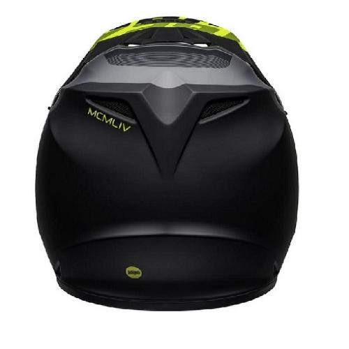 Capacete Bell MX-9 Mips Strike Cinza Fosco/Preto/Verde