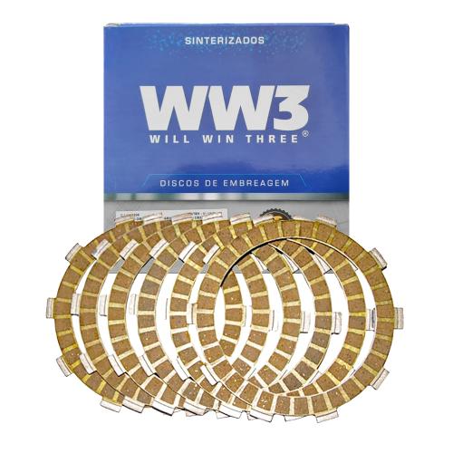 Discos de Embreagem WW3 CBX250/XR250