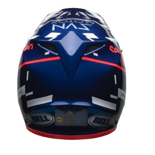 Capacete Bell MX-9 Mips Seven Equalizer Azul/Rosa/Branco
