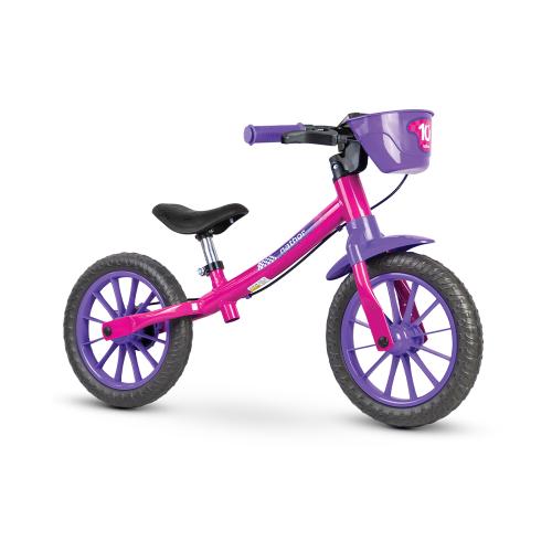 Bicicleta Infantil Balance Bike Rosa/Roxo
