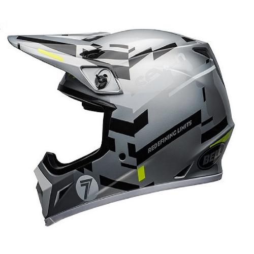 Capacete Bell MX-9 Mips Seven Equalizer Cinza/Preto