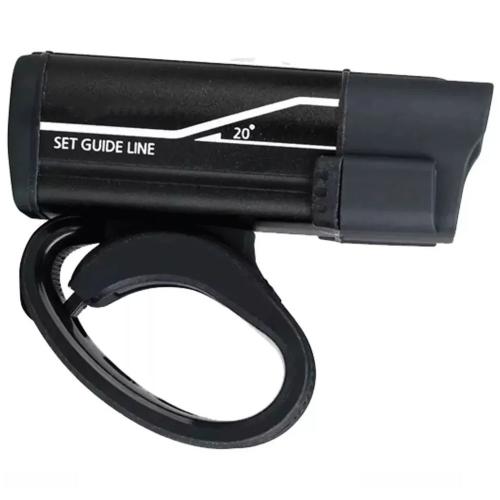 Farol Bike JWS Com LED Luzes de Advertência Recarregável USB