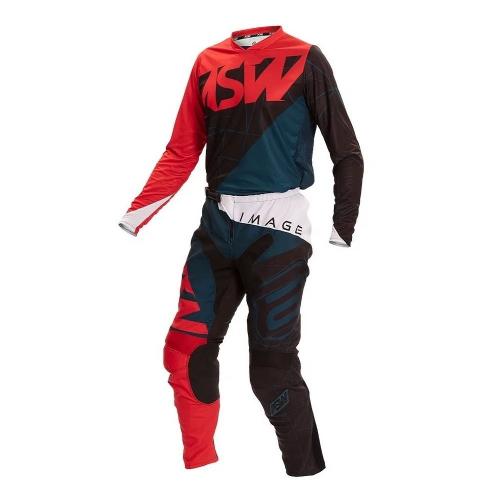 Kit Calça + Camisa ASW Image Dart Vermelho/Preto