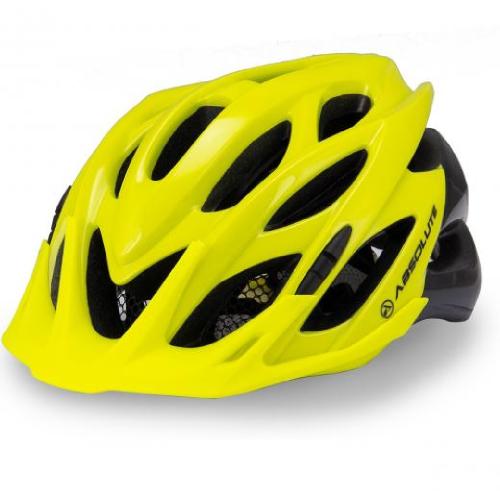 Capacete Ciclista Absolute Wild Amarelo / Preto