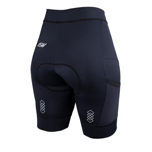 Bermuda Ciclismo ASW Essentials Feminina Preto