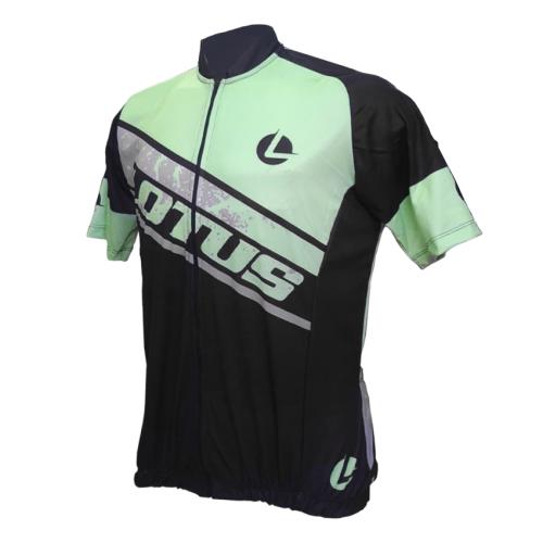 Camisa Ciclismo Lotus Masculina Rally Preto / Verde