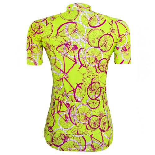 Camisa Ciclismo Marcio May Feminina Funny Neon