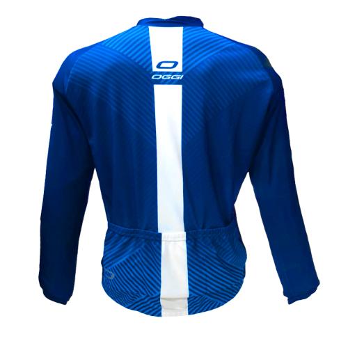 Camisa Ciclismo Oggi Tour Big Wheel Longa Azul