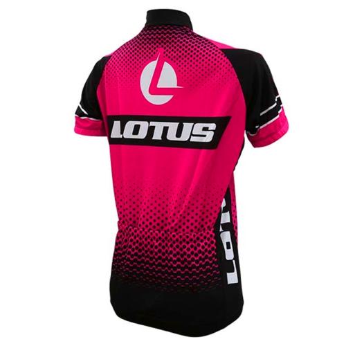Camisa Ciclismo Refactor Lotus Feminina Curta Rosa