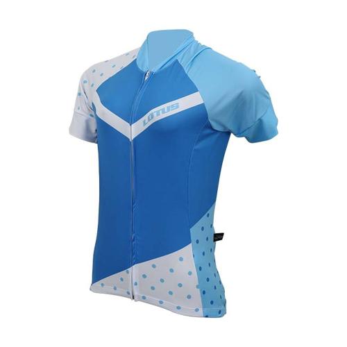 Camisa Ciclismo Wise Sports Lotus Feminina Madamme Azul