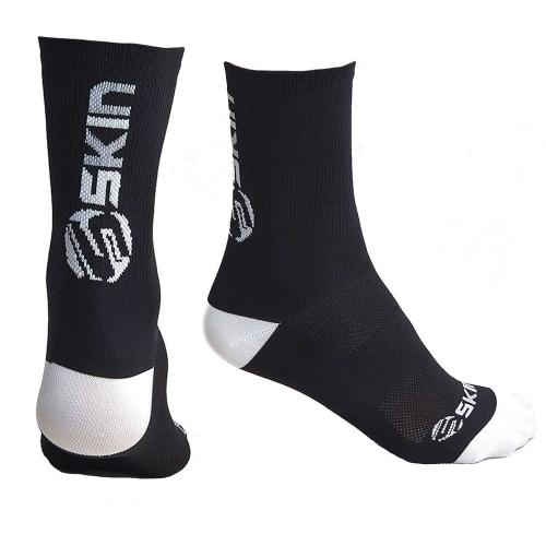 Meia Ciclismo Skin Sports Preto/ Branco