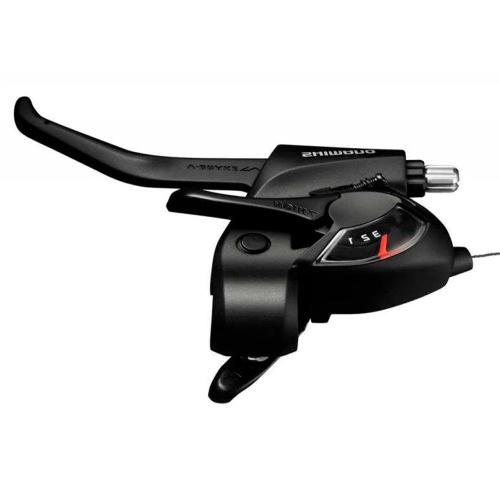 Alavanca de Câmbio/Freio Shimano Tourney ST-EF41 3V Preto