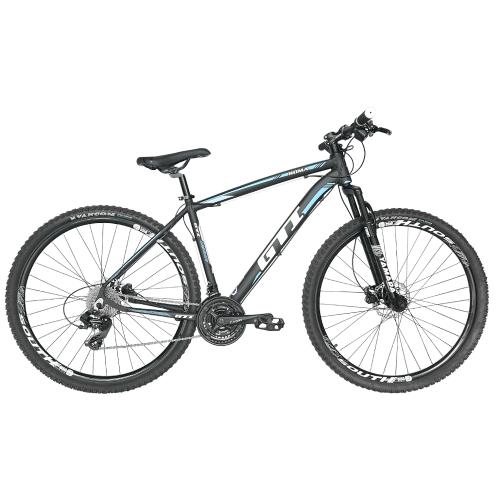 Bicicleta Aro 29 GTI Preto/Azul Importado