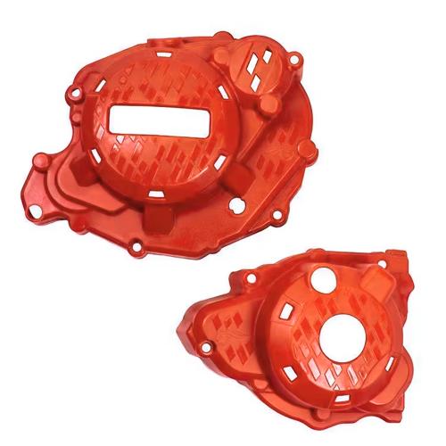 Protetor de Tampas Laterais do Motor AMX Defender XR250 Vermelho