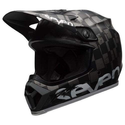 Capacete Bell MX-9 Mips Seven Checkmate Preto