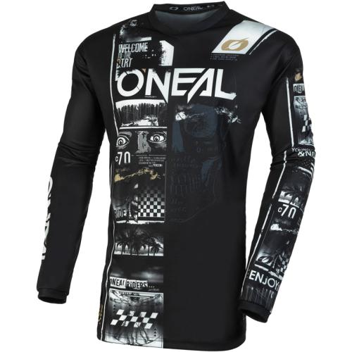 Camisa Oneal Element Attack Black/White