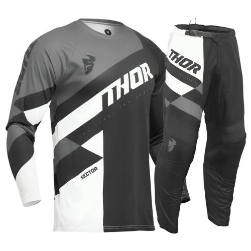 Kit Calça + Camisa Thor Sector Checker Black/Gray