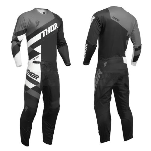 Kit Calça + Camisa Thor Sector Checker Black/Gray