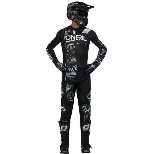 Kit Calça + Camisa Oneal Element Attack Preto