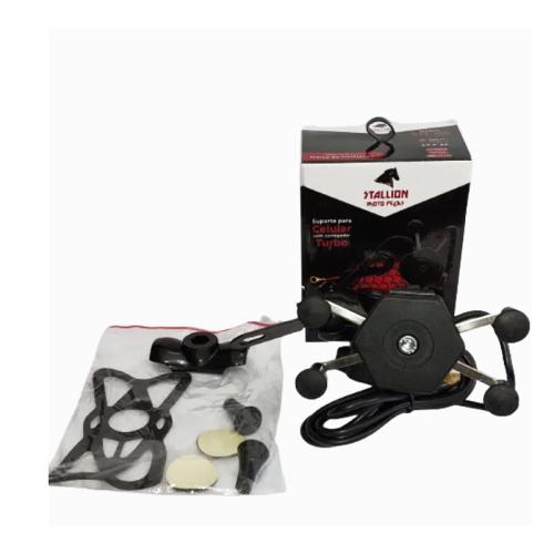 Suporte P/ Celular Stallion C/ Carregador Turbo SR-05