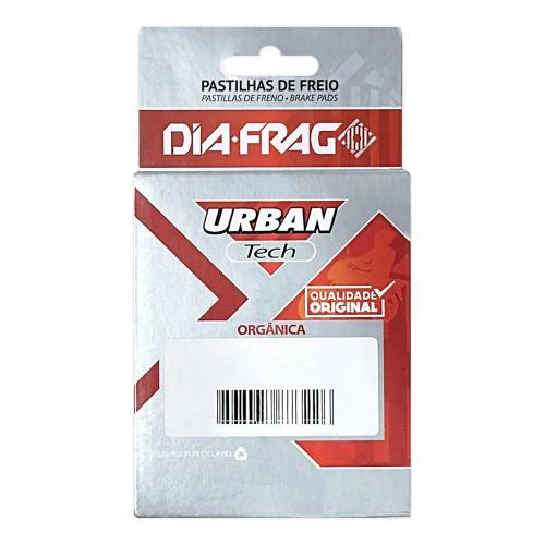 Pastilha de Freio Dianteira Diafrag YBR125 ED