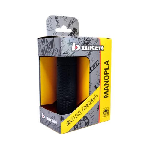 Manopla Biker Diamond Grip Preto