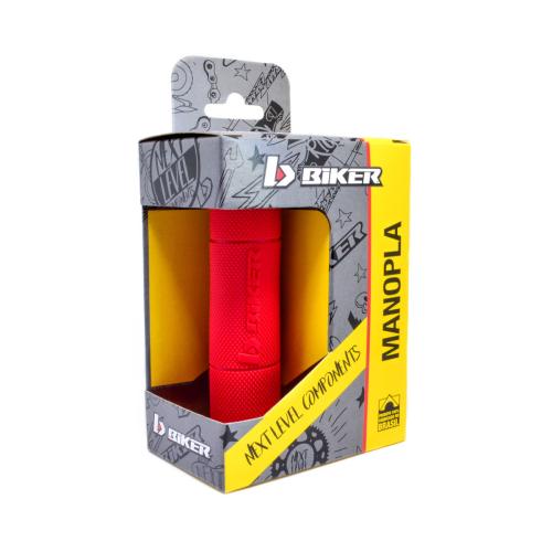 Manopla Biker Diamond Grip Vermelho