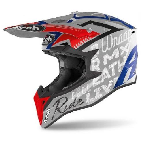 Capacete Airoh Wraap Street Grey Metal Gloss