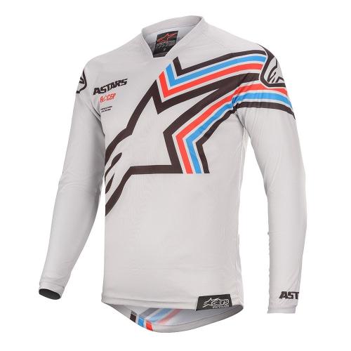 Kit Calça + Camisa Alpinestars Racer Braap 2020 Cinza Claro/Preto