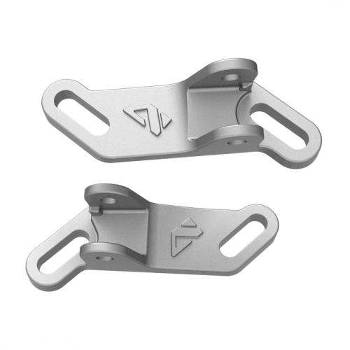 Suporte de Pedaleira Anker CRF250F C/Regulagem Elevado Inox Polido
