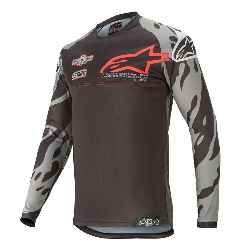 Kit Calça + Camisa Alpinestars Racer Tech San Diego 2020 Preto/Cinza/Vermelho