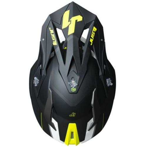 Capacete Just1 J18 Preto/Amarelo Fluor