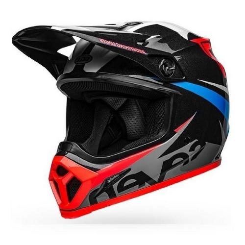 Capacete Bell MX-9 Mips Seven Ignite Gloss Navy Coral