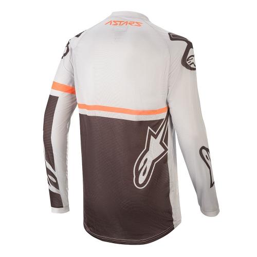 Kit Calça + Camisa Alpinestars Racer Tech Compass 2020 Cinza Claro/Preto