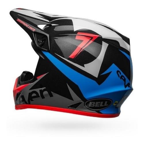 Capacete Bell MX-9 Mips Seven Ignite Gloss Navy Coral