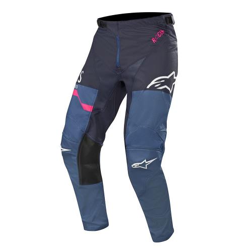 Kit Calça + Camisa Alpinestars Racer Flagship 2019 Índigo/Azul Marinho/Rosa