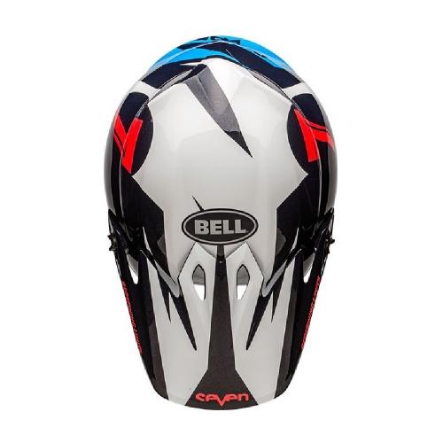 Capacete Bell MX-9 Mips Seven Ignite Gloss Navy Coral