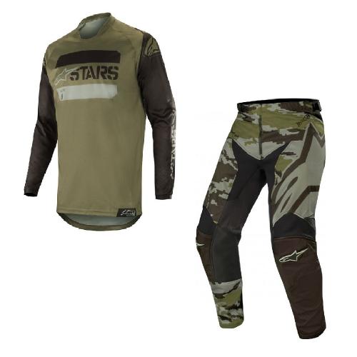 Kit Calça + Camisa Alpinestars Racer Tactical 2019 Camo